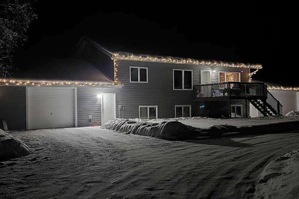 North Pole Escape With Deck And Aurora Lights Views! Villa ภายนอก รูปภาพ